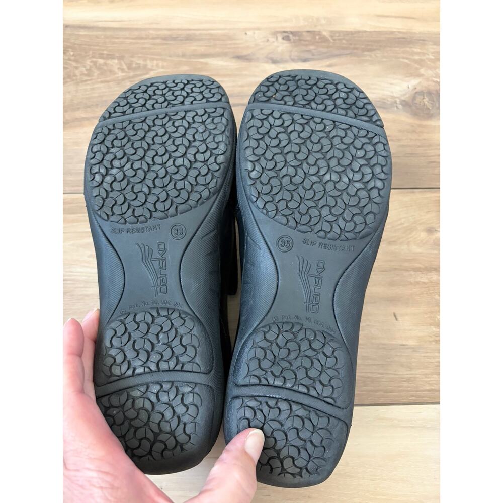 Dansko Neci Women’s Black Leather Slip-On Shoes Slip Resistant EU 39 US 8.5 - Picture 4 of 9